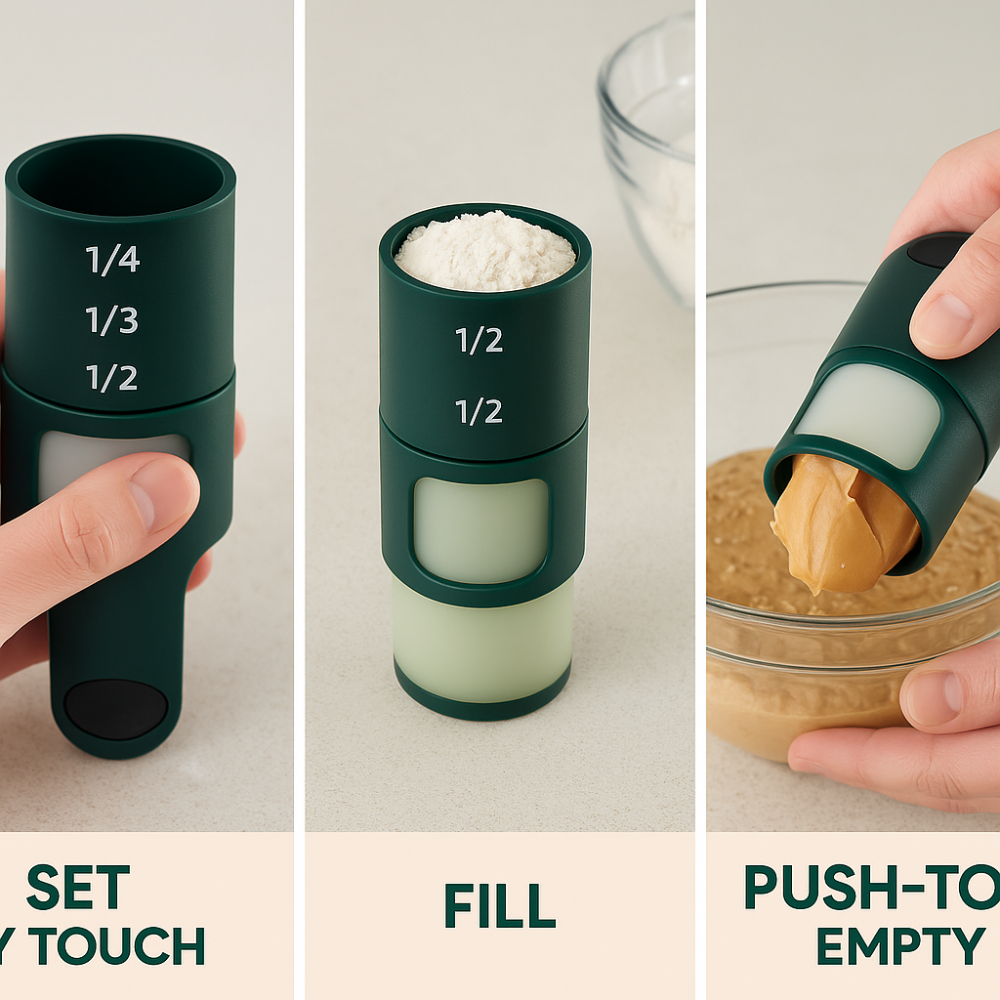 Set. Fill. Push. Repeatable and reliable